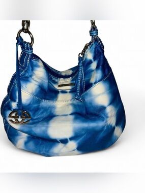 Y2K Rare Red by Marc Ecko Shibori Tie-Dye Hobo Bag